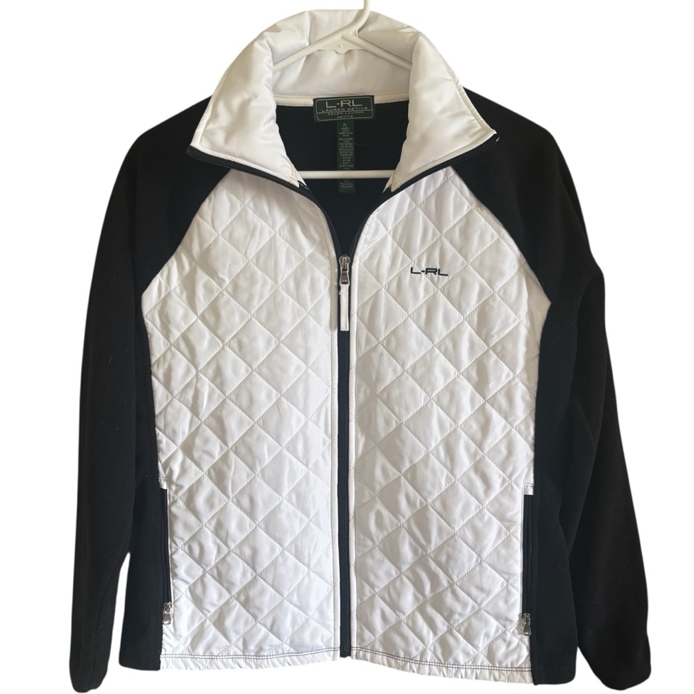 Ralph Lauren Black and White Jacket PL EUC